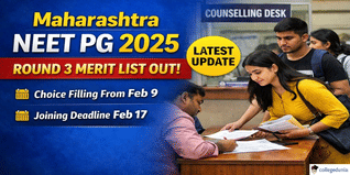 Maharashtra NEET PG 2025 Round 3 Merit List Released; Check Complete Schedule Here